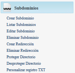 subdominios